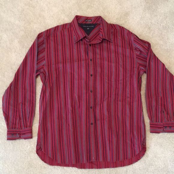 Tommy Hilfiger Men XL/XG Lo g Sleeve Button Down - Picture 3 of 7